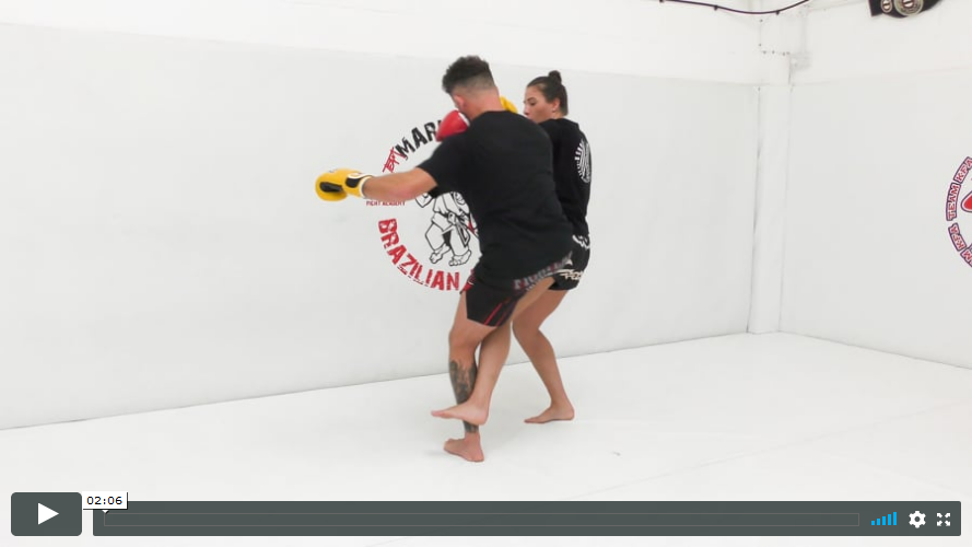 Thai - Kick Catch and Back Sweep