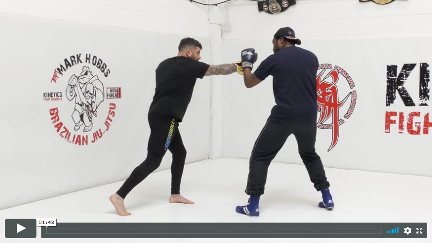 Box - Defences to Right Cross 2 - Front Hand Outside Redirecting Parry