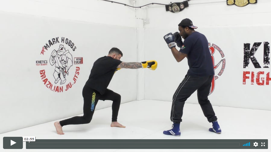 Box - Defences to Right Cross 7 - Step Back Defence