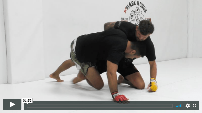 MMA - Mount Escape to Half Guard by Tricking the Back Take